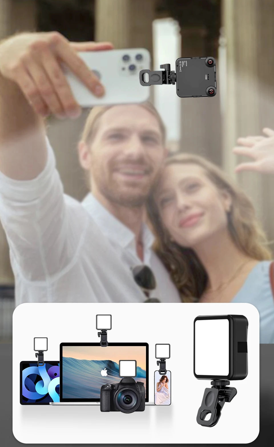 MultiSelfie™ SuperLight | Lumière Pour Votre Trépied